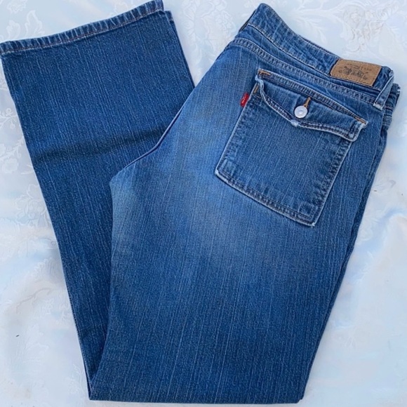 Levi's Men's Straight Blue Jeans - Picture 1 of 9